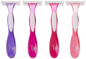 img 2 attached to 🪒 BIC Soleil Twilight Women's 3-Blade Disposable Razor, 4 Count - Varied Packaging
