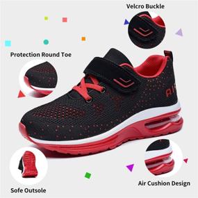 img 3 attached to 👟 MEHOTO Kid Air Tennis Running Shoes: Lightweight, Breathable Sneakers for Boys and Girls