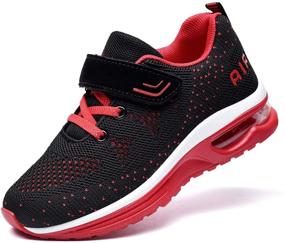 img 4 attached to 👟 MEHOTO Kid Air Tennis Running Shoes: Lightweight, Breathable Sneakers for Boys and Girls