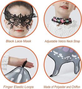 img 2 attached to 🦋 JEPOZRA Butterfly Festival Halloween Accessory: Add a Touch of Magic to Your Costume!