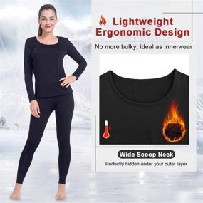 img 2 attached to Subuteay Womens Thermal Underwear X Small Women's Clothing