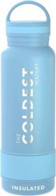 img 3 attached to 🧊 The Coldest Water Bottle: Vacuum Insulated Stainless Steel Hydro Travel Mug - Keep Beverages Ice Cold for 36 Hrs, Hot for 13 Hrs - Double Walled Flask with Durable Cap