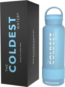 img 4 attached to 🧊 The Coldest Water Bottle: Vacuum Insulated Stainless Steel Hydro Travel Mug - Keep Beverages Ice Cold for 36 Hrs, Hot for 13 Hrs - Double Walled Flask with Durable Cap