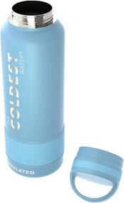 img 1 attached to 🧊 The Coldest Water Bottle: Vacuum Insulated Stainless Steel Hydro Travel Mug - Keep Beverages Ice Cold for 36 Hrs, Hot for 13 Hrs - Double Walled Flask with Durable Cap