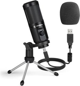 img 4 attached to 🎤 MAONO PM461TR USB Microphone with Adjustable Mic Gain for High-Quality Recording, Gaming, Streaming, Voice Over, YouTube, Twitch, Skype, Mac Laptop Desktop Compatible