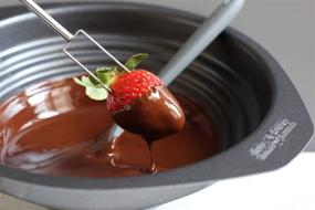 img 1 attached to Fox Run 3-Piece Chocolate Dipping Set: Perfect for indulgent chocolate treats!