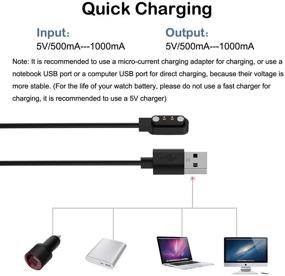 img 1 attached to AGGDSH Compatible Smartwatch Charging Charger