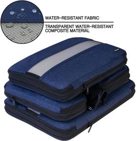 img 3 attached to 🧳 Optimized Travel Organizer: Compression Packing Cubes and Accessories