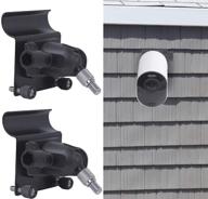 📷 2-pack black vinyl siding mount for arlo ultra, arlo pro 2/3/4, arlo ultra 2, arlo essential & more compatible cameras by okemeeo logo