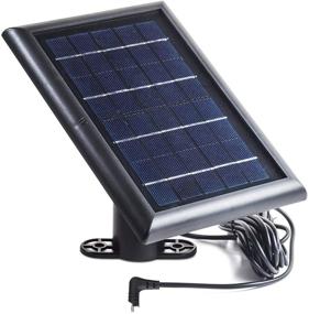 img 1 attached to 🔋 [New Release] Enhance Your Arlo Surveillance Camera with Updated Wasserstein Solar Panel - Continuous Power for Arlo Pro, Arlo Pro 2 (Black)