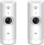 📷 d-link wifi security camera hd 2-pack: cloud recording, motion detection, night vision - works with alexa (dcs-8000lh/2pk-us) logo