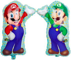 img 1 attached to Super Mario Balloons Birthday Party Decorations, Set of 9 Pcs