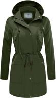 👗 stylish and practical: wenven women's military anorak hooded jacket trench coat for versatile outfits logo