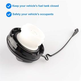 img 1 attached to 🔒 Retain Fuel Efficiency with Gas Cap, Fuel Cap Replace 77300-33070 7730033070 Compatible with Toyota - 4Runner, Avalon, Camry, Corolla, Highlander, Matrix, Sequoia, Sienna, Solara, Tacoma, Tundra, GX470, ES330, ES300, More