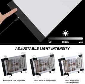 img 1 attached to Enhance Your Diamond Painting with the A4 Diamond Painting LED Light Pad