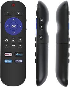 img 3 attached to 📺 Insignia Roku TV Remote: Replacing the 398GR10BEBY00U with Perfect Fit for NS24ER310NA17, NS-32DR310NA17, NS-39DR510NA17, NS-50DR710NA17, NS-40DR420NA16, NS-40DR420NA16B, NS-43DR710NA17, NS-48DR420NA16, NS-48DR510NA17, NS-55DR420NA16