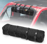 🛠️ suparee roll bar storage bag organizer: ideal for 1955-2020 jeep wrangler lj tj jk jl & gladiator jt trunk. includes multi-pockets, organizers, and tool kits holder logo