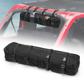 img 4 attached to 🛠️ SUPAREE Roll Bar Storage Bag Organizer: Ideal for 1955-2020 Jeep Wrangler LJ TJ JK JL & Gladiator JT Trunk. Includes Multi-Pockets, Organizers, and Tool Kits Holder