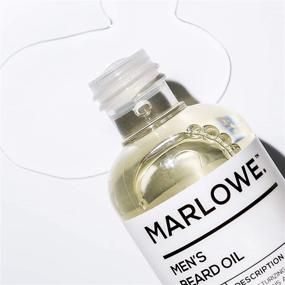 img 3 attached to 🧔 MARLOWE. No. 143 Beard Oil Conditioner for Men - 100% Natural, 3oz Size, Unscented Softener to Softer & Fuller Beard Care