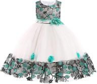 👗 stylish myosotis510 princess wedding baptism backless dresses for girls logo