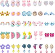 hicdaw princess jewelry earrings - pairs for optimal seo logo