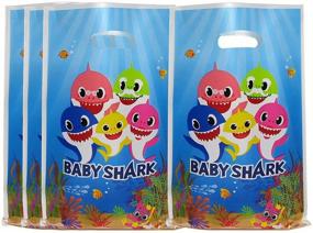 img 1 attached to 🦈 Set of 40 Adorable Shark Party Favor Bags for Baby Shower, Shark Themed Party, Birthday Gifts