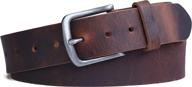 👔 authentic leather belts - 1½ jeereal reddish men's accessories and belts logo