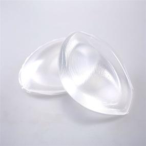 img 3 attached to 👙 Enhance Your Cleavage with Waterproof Silicone Breast Inserts - Clear Gel Push Up Bra Enhancers for Swimsuits & Bikinis