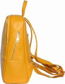 img 1 attached to 🎒 Coolcy Fashionable Genuine Leather Backpack