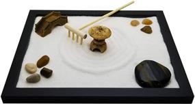 img 4 attached to Enhance Your Zen Experience with Zenfy Sand Garden Rocks Figures