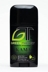 img 4 attached to Kama Natural Deodorant - By Green Theory: Probiotic, Aluminum-Free, Fresh Pits & Peace of Mind! Mens After Dark Collection - Solid 2.65oz, Non-Toxic, Cologne Scented.