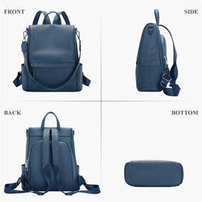 img 1 attached to 🎒 Chic and Trendy ALTOSY Lightweight S80 Red Wine Women's Handbags & Wallets: The Perfect Fashion Backpacks!