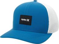 🧢 hurley men's baseball cap - warner curved brim snapback trucker hat logo