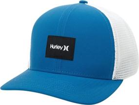 img 4 attached to 🧢 Hurley Men's Baseball Cap - Warner Curved Brim Snapback Trucker Hat