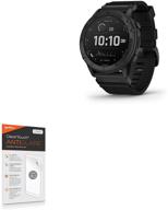 📱 улучшите дисплей garmin tactix с противосветоотражающим защитным экраном cleartouch (2 шт.) от boxwave логотип