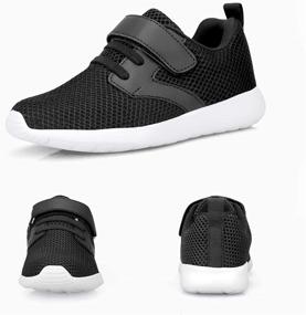 img 3 attached to 👟 Flexible and Lightweight Breathable Athletic Shoes for Girls - Footfox