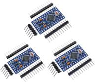 hiletgo 3pcs pro mini atmega328p 5v/16m - perfect replacement for atmega128 arduino pro mini atmega328 328p with dc5v 16m frequency logo