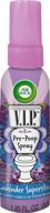🚽 air wick v.i.p. pre-poop toilet spray: eliminate odors with lavender superstar scent - travel size, 100 uses! logo