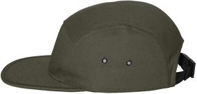 img 2 attached to Yupoong Jockey Flat Bill Cap: Sleek Style and Superior Comfort for Everyday Wear