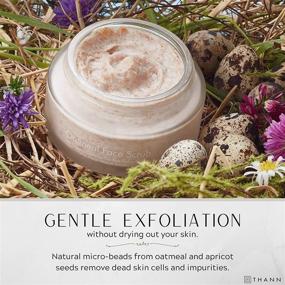 img 3 attached to 🧖 Thann Exfoliating Face Scrub for Women: Revive Your Skin with Gentle Oatmeal & Apricot Seeds, Natural Microdermabrasion Scrub (100g)