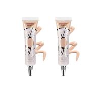 lokfar 2 pack matte eyeshadow primer: ultimate solution for oily 👁️ lids, no crease makeup base, long-lasting & waterproof eyeshadow, medium shade (set b) logo