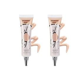 img 4 attached to LOKFAR 2 Pack Matte Eyeshadow Primer: Ultimate Solution for Oily 👁️ Lids, No Crease Makeup Base, Long-Lasting & Waterproof Eyeshadow, Medium Shade (Set B)