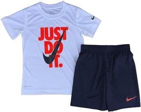 img 1 attached to Nike Dri Fit T Shirt MidnightNavy 76F024 U90 Boys' Clothing and Clothing Sets