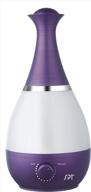 enhance your atmosphere with the ultrasonic humidifier and fragrance diffuser - night light included (violet) logo