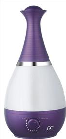 img 1 attached to Enhance Your Atmosphere with the Ultrasonic Humidifier and Fragrance Diffuser - Night Light Included (Violet)