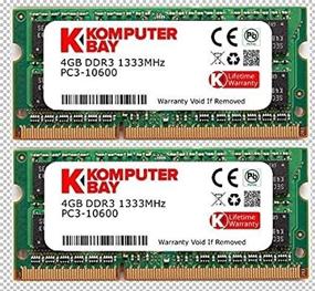 img 4 attached to Komputerbay 8 ГБ (2X 4 ГБ) Оперативная память DDR3 SODIMM 1333 МГц для Apple Mac - Повысьте производительность своего ноутбука