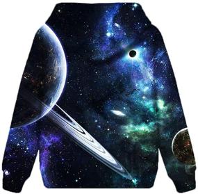img 3 attached to SAYM Universe Sweatshirts Pullover Hoodies Boys' Clothing
