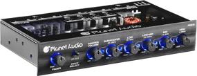 img 3 attached to 🚗 Enhance Your Car Audio Experience with Planet Audio Half-DIN Band Car Equalizer - Subwoofer Output, Adjustable Filter & Fixed Bands