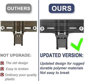 img 1 attached to 🔧 Upgrade Your Dishwasher with AMI PARTS W10350376 Top Rack Adjuster - 2 Pack