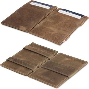 img 4 attached to Essenziale Brushed Leather Garzini Wallet - Ideal Men's Accessory for Wallets, Card Cases, and Money Organizers